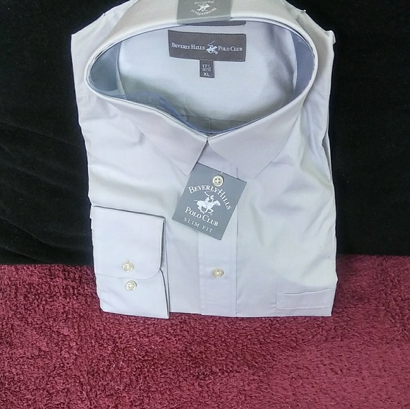 beverly hills polo club slim fit dress shirts